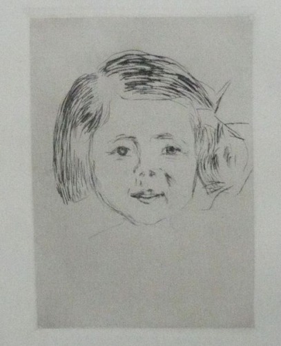 Munch Edvard, Child`s head